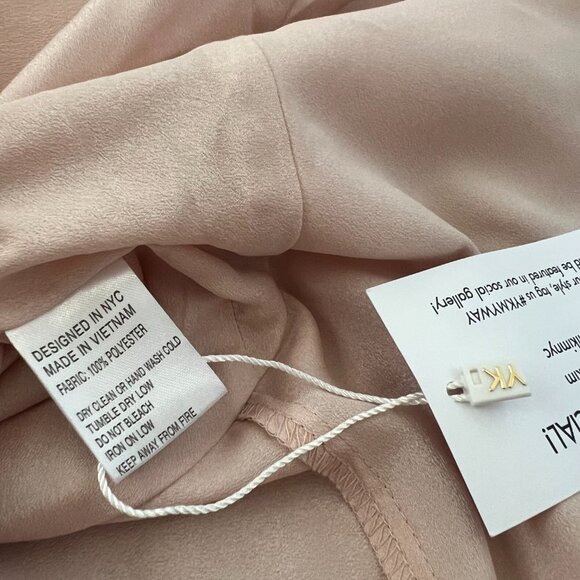 NWT Revolve Yumi Kim Santorini Pink Wrap Dress XS - Picture 8 of 8